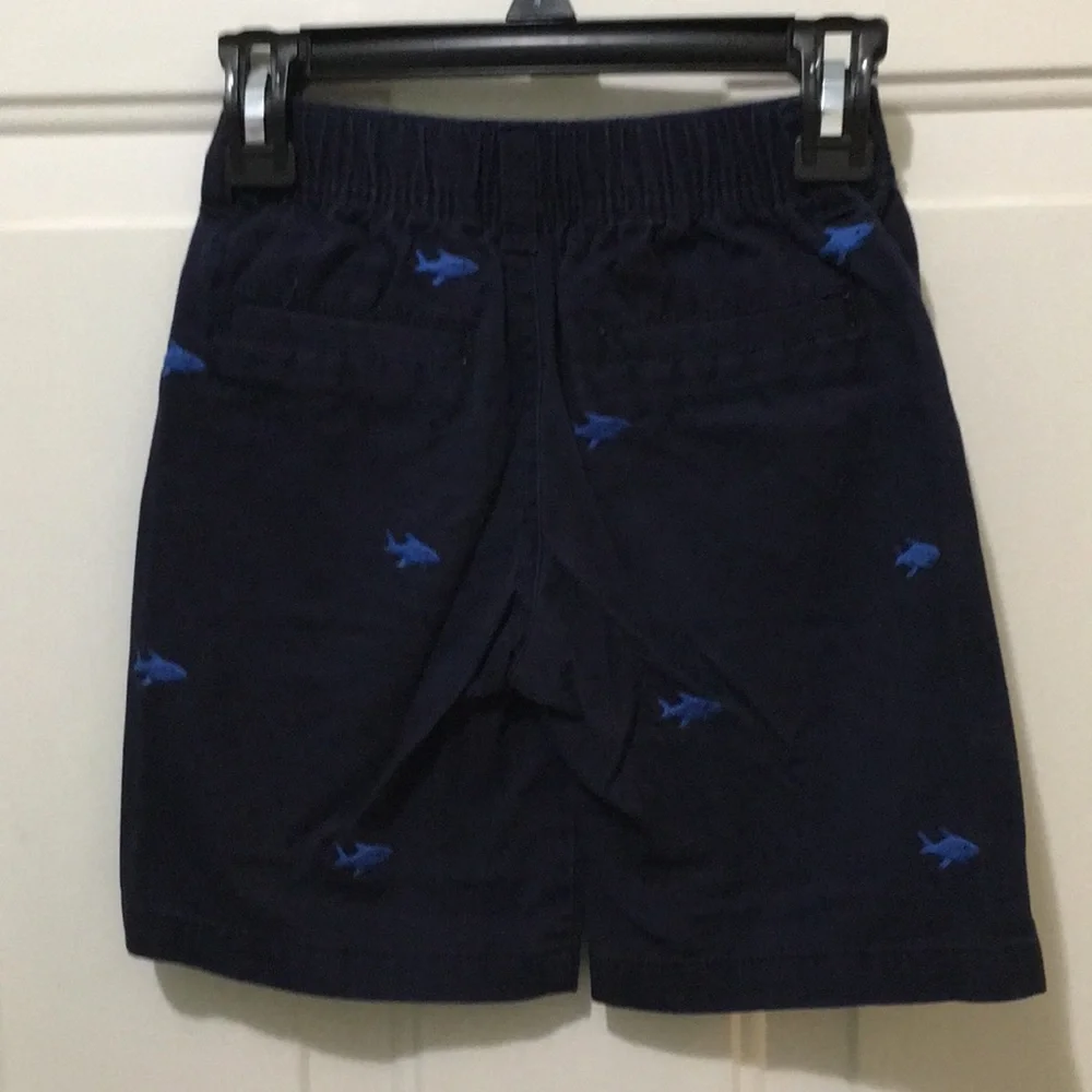 Gymboree embroidered navy shorts